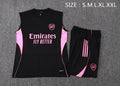 Canotta sportiva nero rosa