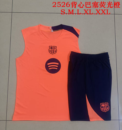Canotta sportiva arancio fluo