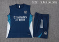 Canotta sportiva blu royal grigio chiaro